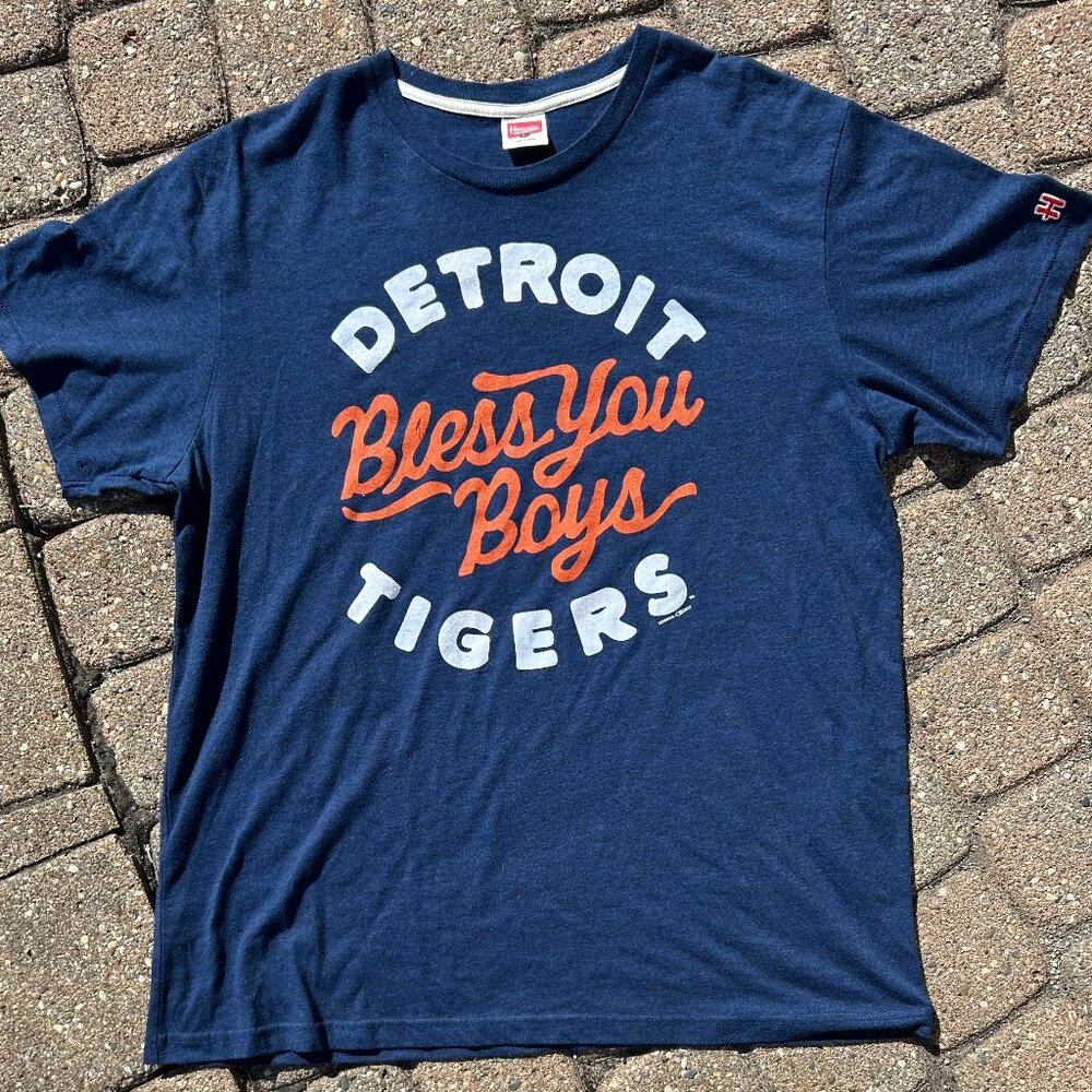 Detroit Tigers Bless You Boys T Shirt Sz XL MLB Baseball